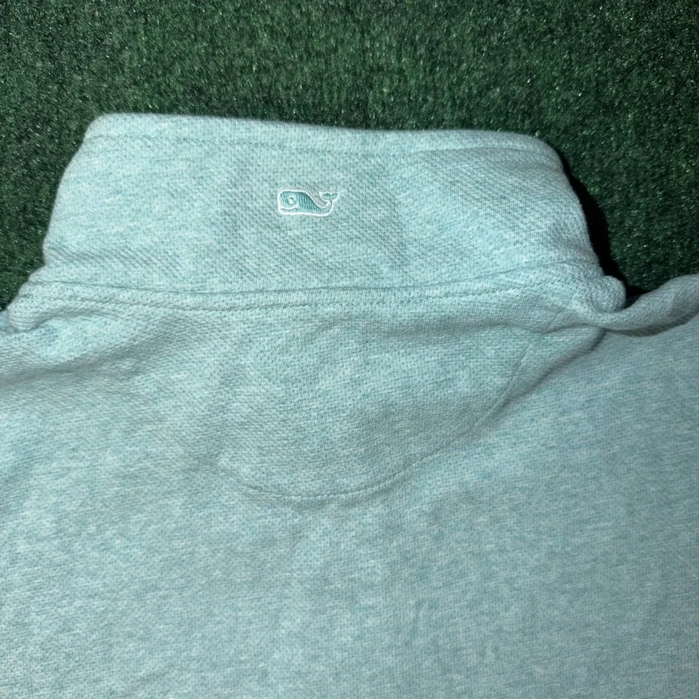 Vineyard Vines 1/4 Zip Turquoise Pullover Men's Size Medium R8